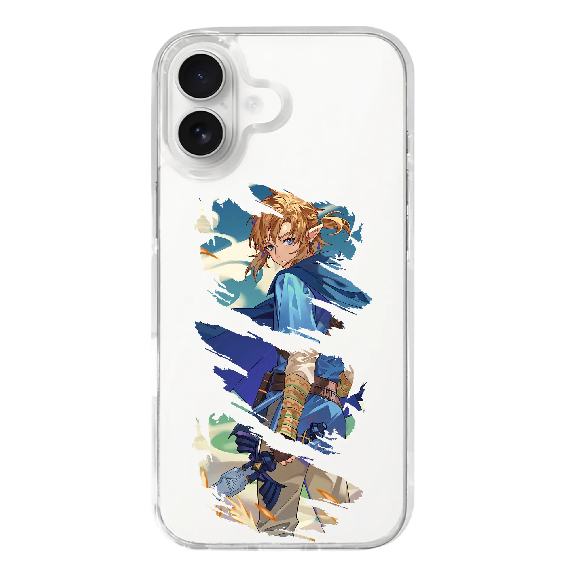 ゼルダの伝説 グッズ,リンク - iPhone 17シリーズ 透明スマホケース – 薄型・耐衝撃・精密フィット保護カバー